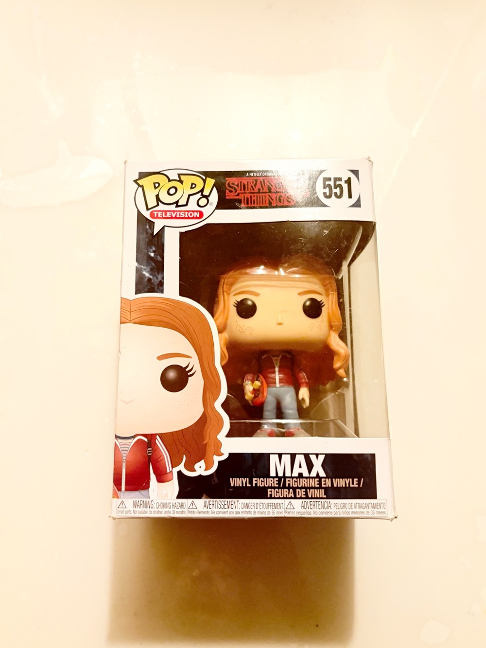 Funko MAX Vinyl Figure with Red Jacket and Orange Hair